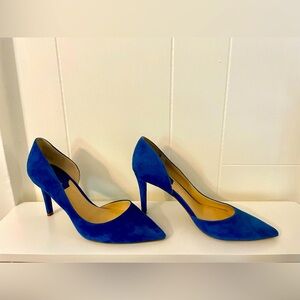 Marc Fisher Blue Suede Pump Sz 7